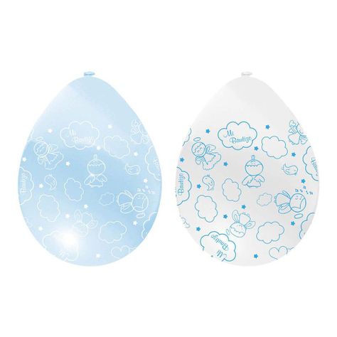 Set 12 Un. Globo Baby Niño Impreso Nº9 Big Party-0
