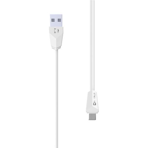 Cable MicroUSB 1.5A Blanco 1 metro Datacom Pronobel-2