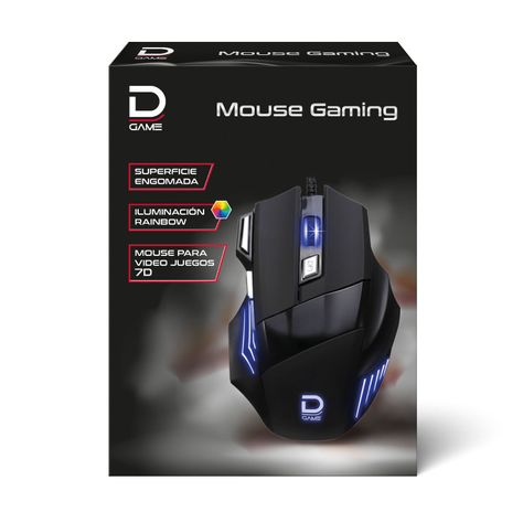 Mouse Gamer Rainbow Lights Datacom-1