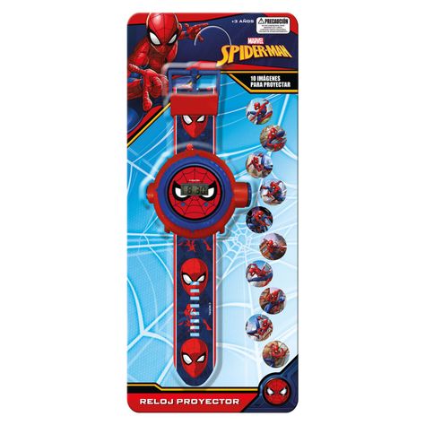 Reloj Proyector Spiderman Marvel Pronobel-1