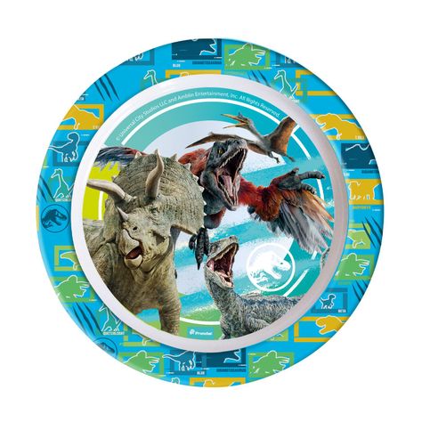 Plato Plano Melamina 20 cm Jurassic World-0