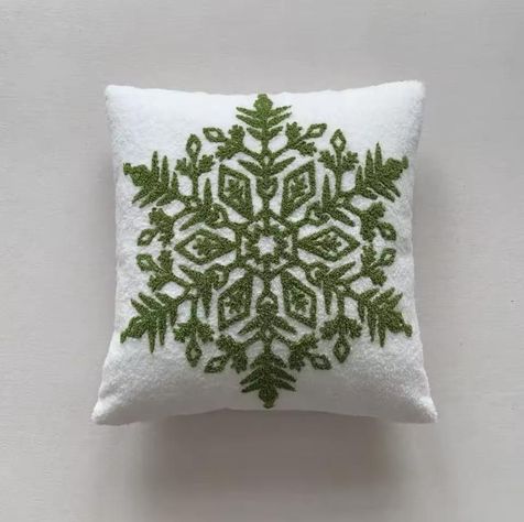 Pack de 4 Fundas De Cojín De Navidad De 45x45 Cm Con Bordado J1-0