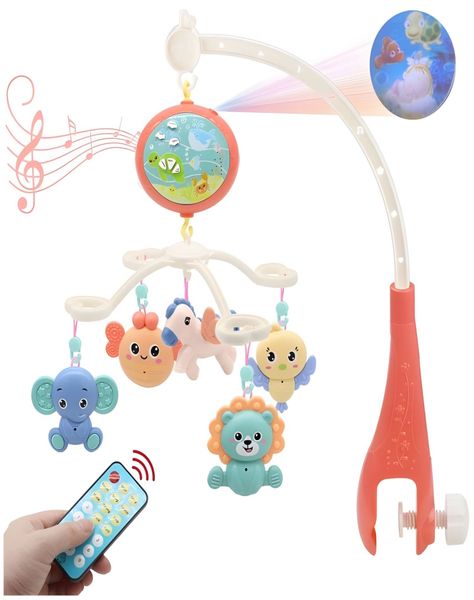 Móvil bebe Zoológico con Imagen y Sonido y Con Control 21n2-0