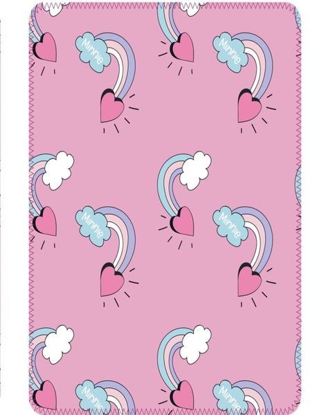 Manta Infantil Niña Diseño Animado 127x152 Suave 19o1-1
