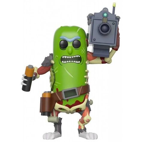 FUNKO POP PICKLE RICK WITH LASER 332-1