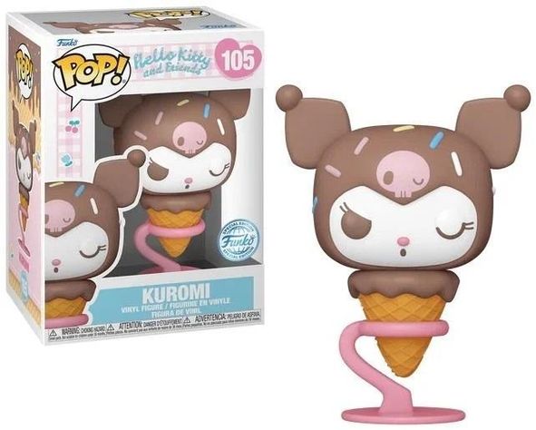 FUNKO POP HELLO KITTY AND FRIENDS KUROMI EN CONO 105-1