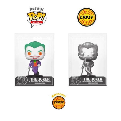 POP Diecast: DC Comics- Joker w/CH Exclusivo 10-1