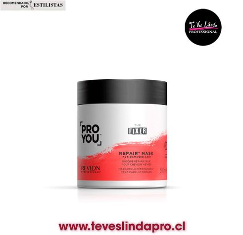 mascarilla profecional, reparacion para cabello, dañado ,fixer pro you  500ml -0