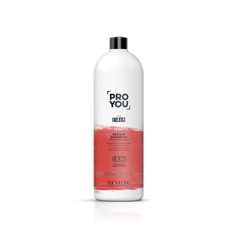 shampo, fixer, pro you, reparacion para cabello dañado 1000ml -1