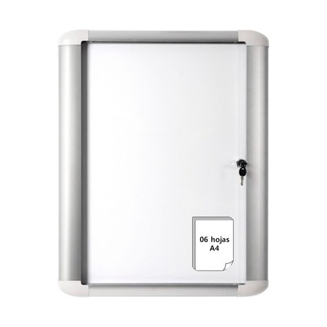 Vitrina Diario Mural Magnético 06 A4 81,6×68,8cm Mastervision-1