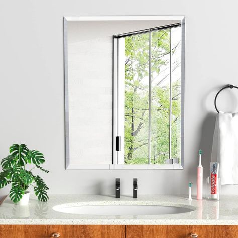 Espejo Rectangular Puntas Rectas Joytek 100x75 cm-1