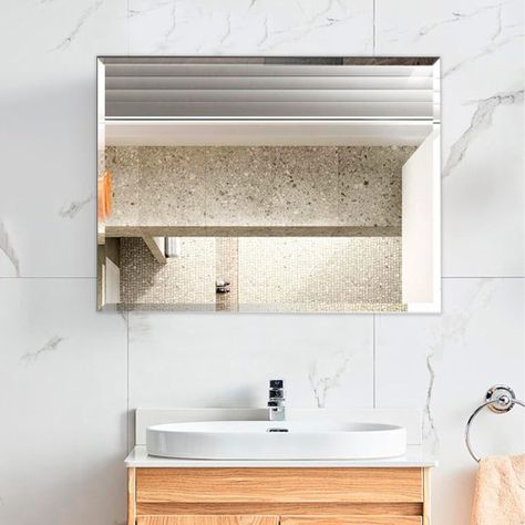 Espejo Rectangular Puntas Rectas Joytek 100x75 cm-3