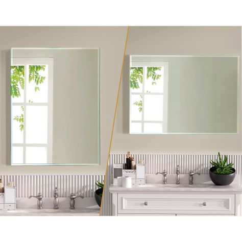 Espejo Rectangular Puntas Rectas Joytek 100x75 cm-4