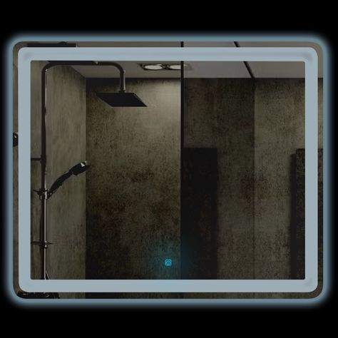 Espejo Led Rectangular Touch Joytek 90x70 cm-1