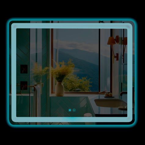 Espejo Led Rectangular Touch con Antiempañante Joytek 120x80 cm-1