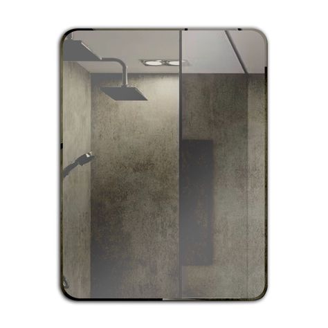 Espejo Rectangular Puntas Curvas Joytek 90x70 cm-0