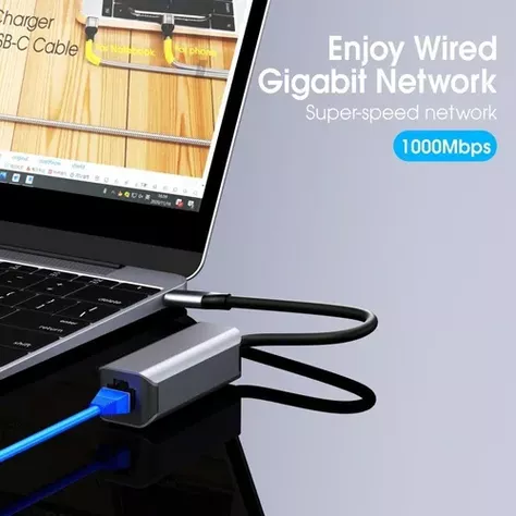 Adaptador Usb C A Lan Ethernet Red Rj45-3