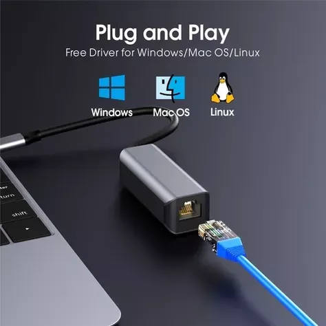 Adaptador Usb C A Lan Ethernet Red Rj45-2