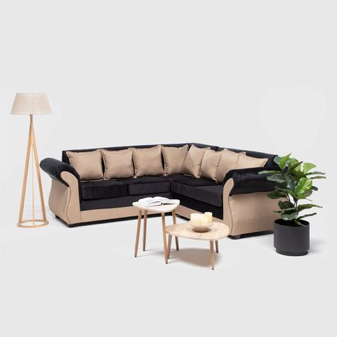 SOFA SECCIONAL NEW IRLANDA BI NEGRO BEIGE-0