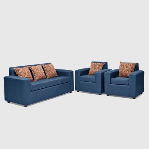 JUEGO LIVING PARIS 3.1.1 TELA AZUL-1