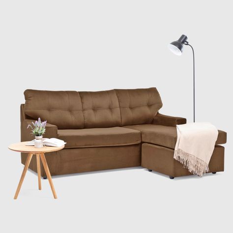 SECCIONAL ITALIA REVERSIBLE FELPA CAFE-1