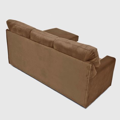 SECCIONAL ITALIA REVERSIBLE FELPA CAFE-2