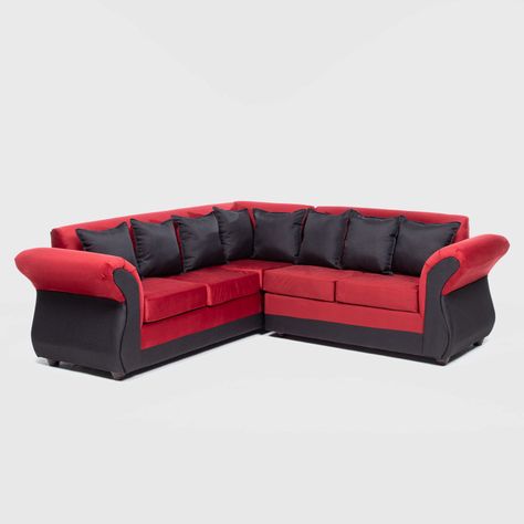 SOFA SECCIONAL NEW IRLANDA BI ROJO NEGRO-1