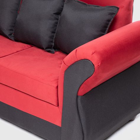 SOFA SECCIONAL NEW IRLANDA BI ROJO NEGRO-7