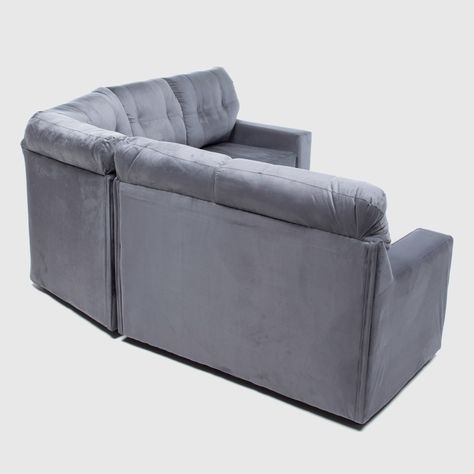 SECCIONAL ITALIA FELPA GRIS -4