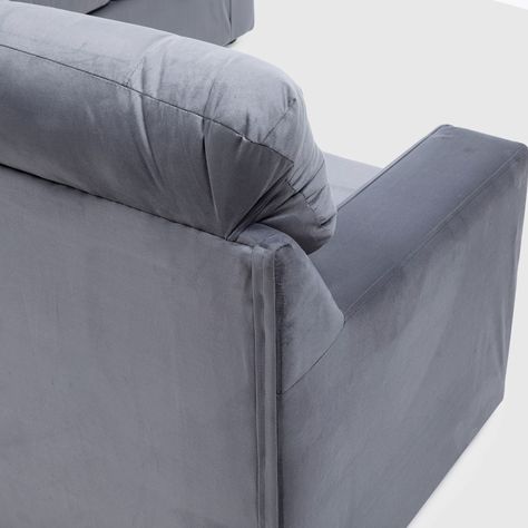 SECCIONAL ITALIA FELPA GRIS -5