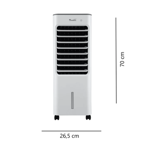 ENFRIADOR DE AIRE 5.6 LITROS KENDAL KAC-100 COLOR BLANCO-2