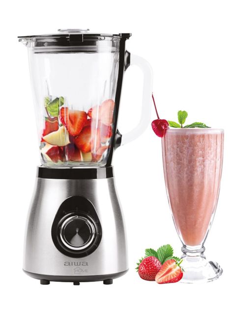 Licuadora Aiwa Acero Inoxidable 1.5L 500W Color Gris -1