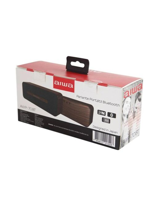 Parlante Portatil Bluetooth Aiwa AWP-70BT Café-4