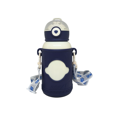 TERMO INFANTIL ACERO INOXIDABLE TERMICO 500ml CON CUERDA-0