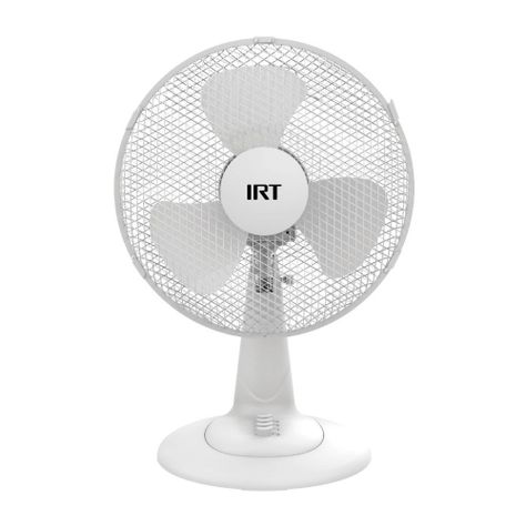VENTILADOR 12" MESA 40W PLASTICO BLANCO IRT-0