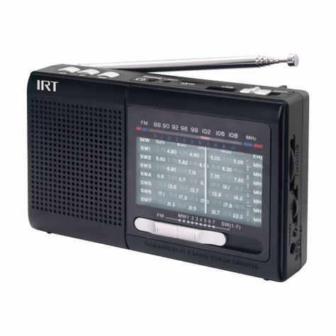 RADIO IRT 9 BANDAS RECARGABLE  AM/FM/SW/USB/MSD I005RP9B01N-3
