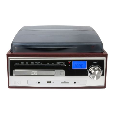 TOCADISCOS IRT LOS 80 USB/SD/ RADIO FM/ AUX/ BT/ CD/CASSETTE-3