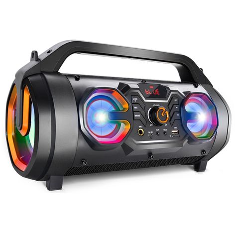 BAZOOKA IRT SPEAKER CON MICROFONO  FRONTAL ORANGE-3