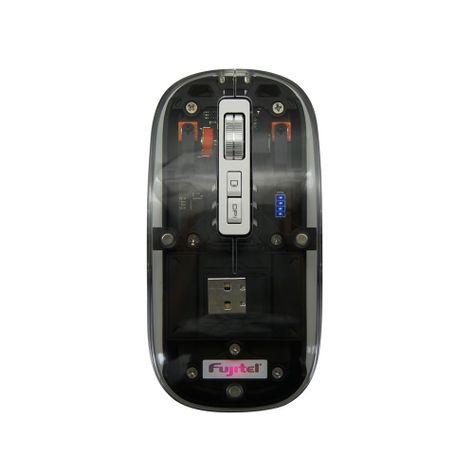 MOUSE INALAMBRICO FUJITEL CRYSTAL 2.4G  BT  NEGRO I160CRYWM74BLK-0