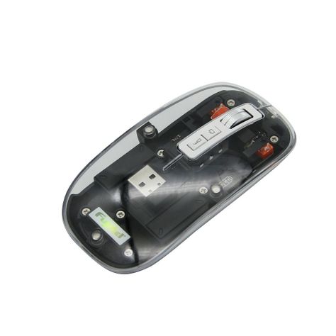 MOUSE INALAMBRICO FUJITEL CRYSTAL 2.4G  BT  NEGRO I160CRYWM74BLK-3