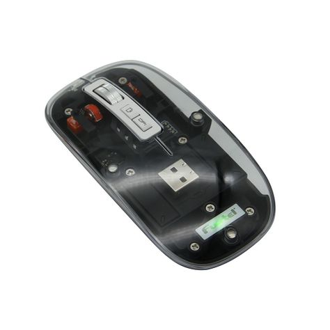 MOUSE INALAMBRICO FUJITEL CRYSTAL 2.4G  BT  NEGRO I160CRYWM74BLK-4