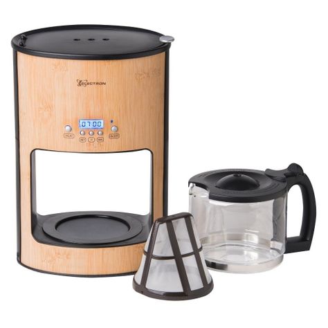 Cafetera Bambú Electron BA7002 programable 12Tazas-2