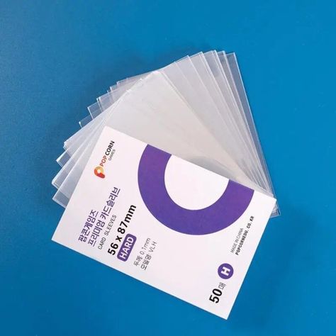 Fundas Protectoras Photocard Card Sleeves Hard 56x87-4