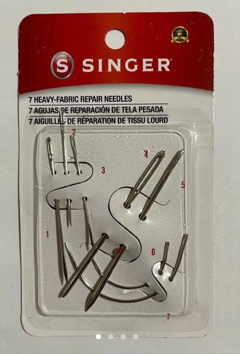 Aguja de reparación tela pesada -0
