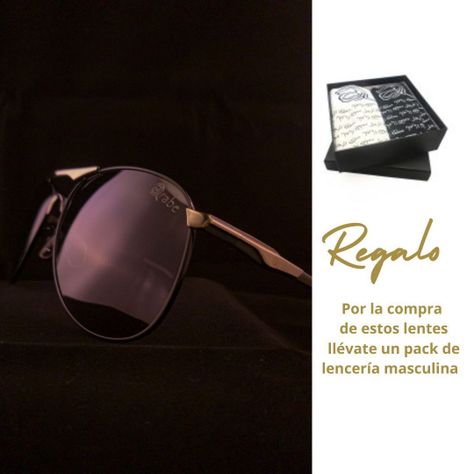 Lentes Arabe® Men's beauty company® Modelo  KLMME1 exclusivo de edición limitada-4