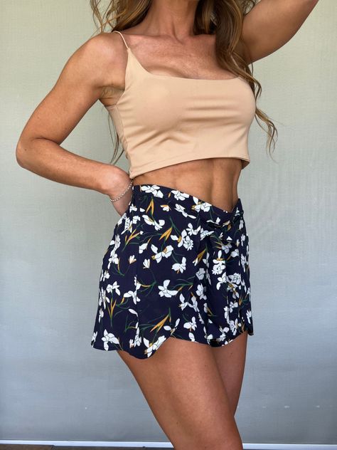 short volantes florales-3