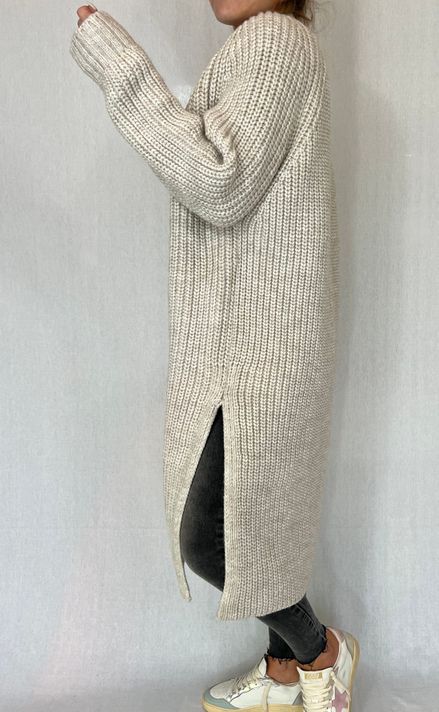Chaleco blanco invierno Aloh Lana -1