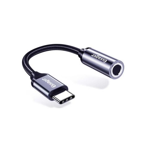 Adaptador Audífonos Aluminio cordón de hilo reforzado Certif-0