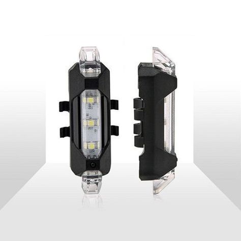 Luz Linterna Led Bicicleta Luz Trasera Lateral Frontal Roja-6