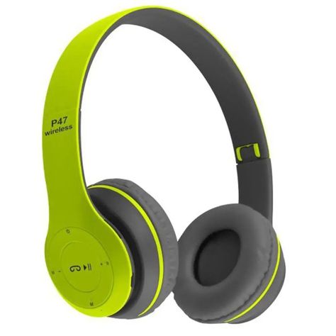 Audífonos Bluetooth Inalambricos On Ear Grandes P47 Micro SD Recargable 2hrs USB-1